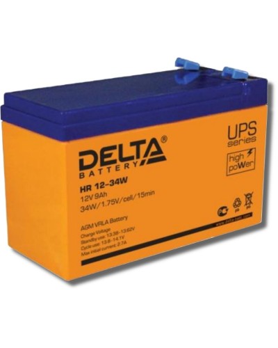 Delta HR 12-34 W. Аккумулятор герметичный свинцово-кислотный. Delta в Черкесске