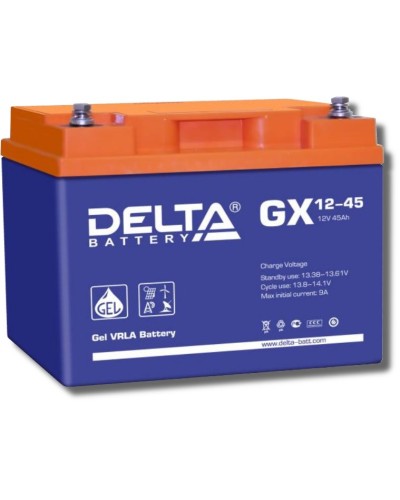 Delta GX 12-45. Аккумулятор герметичный свинцово-кислотный. Delta в Черкесске