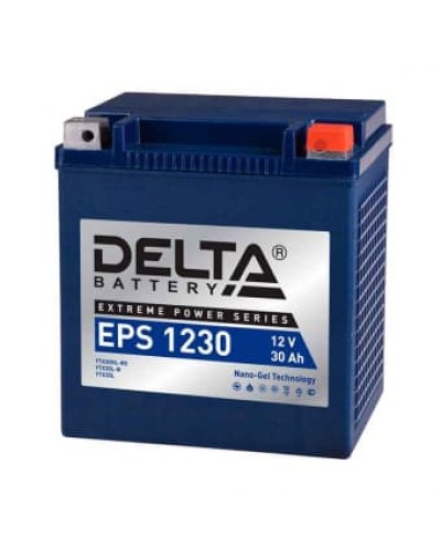 Delta EPS 1230. Аккумулятор герметичный свинцово-кислотный стартерный. Delta в Черкесске
