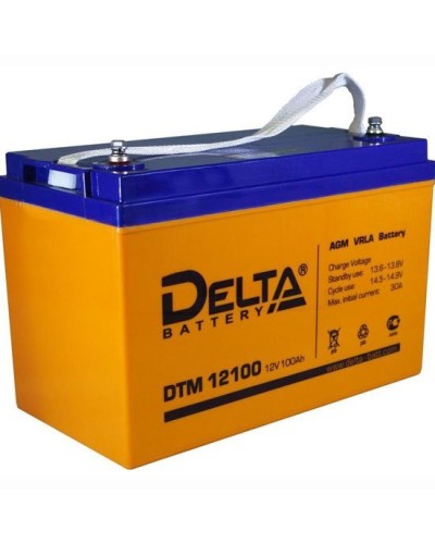 Delta DTM 12100 L. Аккумулятор герметичный свинцово-кислотный. Delta в Черкесске