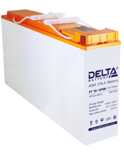 Delta FT 12-125 M. Аккумулятор герметичный свинцово-кислотный. Delta в Черкесске