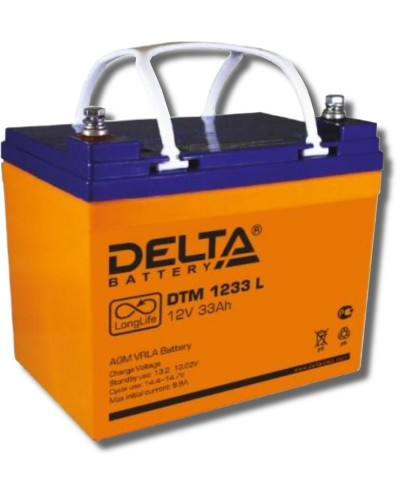 Delta DTM 1233 L. Аккумулятор герметичный свинцово-кислотный. Delta в Черкесске
