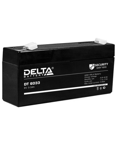 Delta DT 6033 (125мм). Аккумулятор герметичный свинцово-кислотный. Delta в Черкесске