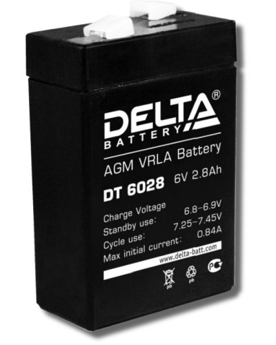 Delta DT 6028. Аккумулятор герметичный свинцово-кислотный. Delta в Черкесске