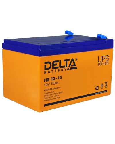 Delta HR 12-15. Аккумулятор герметичный свинцово-кислотный. Delta в Черкесске