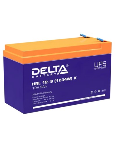 Delta HRL 12-9 X (1234W). Аккумулятор герметичный свинцово-кислотный. Delta в Черкесске