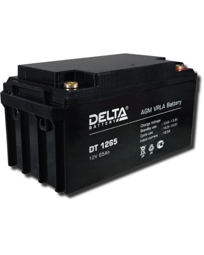 Delta DT 1265. Аккумулятор герметичный свинцово-кислотный. Delta в Черкесске