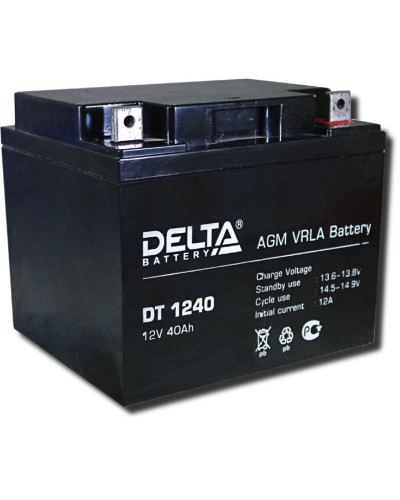 Delta DT 1240. Аккумулятор герметичный свинцово-кислотный. Delta в Черкесске