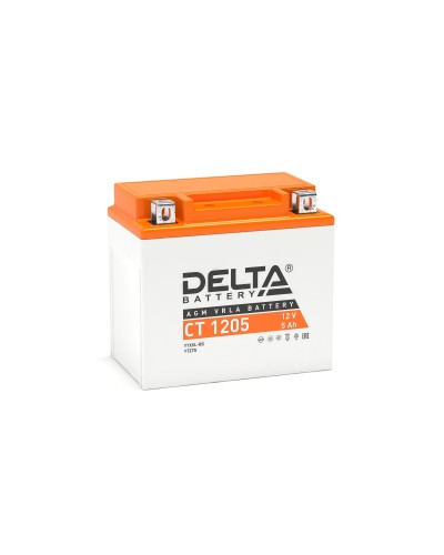 Delta CT 1205. Аккумулятор герметичный свинцово-кислотный стартерный. Delta в Черкесске