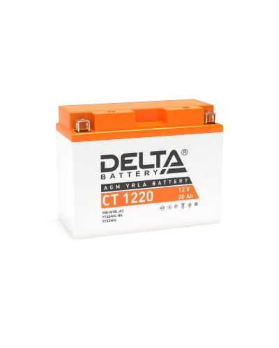 Delta CT 1220. Аккумулятор герметичный свинцово-кислотный стартерный. Delta в Черкесске