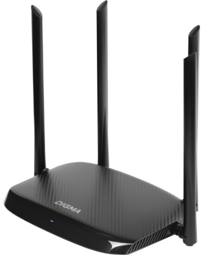 DWR-AC1202 AC1200 10/100/1000BASE-TX черный. Роутер беспроводной. Digma в Черкесске