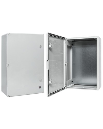 Бокс пластиковый с монтажной платой 600х400х200 IP65 PROxima (PB65MP008). Бокс пластиковый антивандальный. EKF в Черкесске