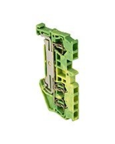 JXB-ST-2.5 3-проводная, земля, желто-зеленная (plc-jxb-st-2.5-3-pen). Колодка клеммная пружинная. EKF в Черкесске