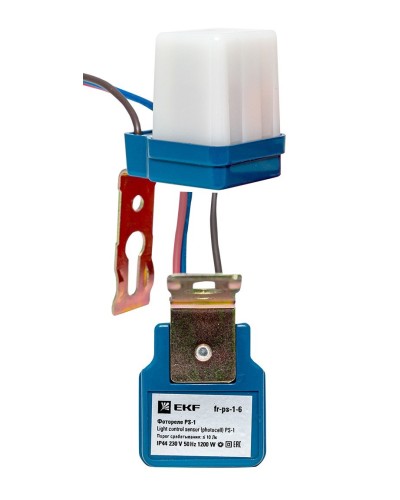 Фотореле PS-1 6А 1200Вт IP44 (fr-ps-1-6). Фотореле. EKF в Черкесске