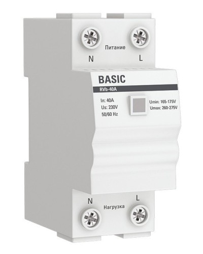RVb-40A Basic (rvb-40a). Реле напряжения. EKF в Черкесске