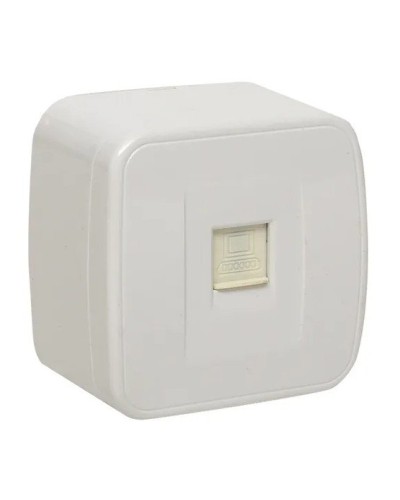 Минск Розетка RJ-45 1-местная ОП 1А (EGK01-035-10). Розетка RJ-45 1-местная ОП 1А. EKF в Черкесске