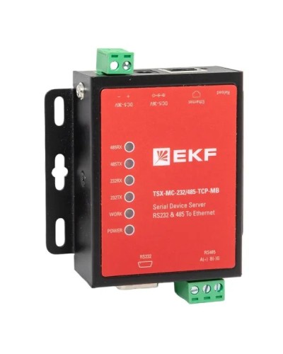 TSX-MC-232/485-TCP-MB. Преобразователь RS-232/485 в Ethernet. EKF в Черкесске