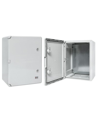 Бокс пластиковый с монтажной платой 500х400х180 IP65 PROxima (PB65MP006). Бокс пластиковый антивандальный. EKF в Черкесске