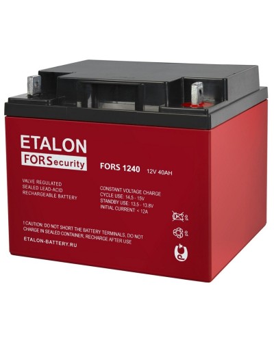 ETALON FORS 1240. Аккумулятор герметичный свинцово-кислотный. ETALON в Черкесске