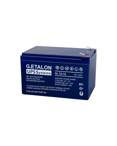 G.ETALON GL 12-12. Аккумулятор герметичный свинцово-кислотный. ETALON в Черкесске