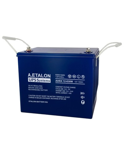 A.ETALON AHRX 12-630W (140). Аккумулятор герметичный свинцово-кислотный. ETALON в Черкесске