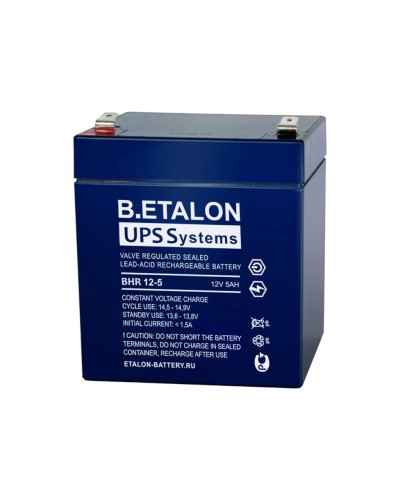 B.ETALON BHR 12-5. Аккумулятор герметичный свинцово-кислотный. ETALON в Черкесске