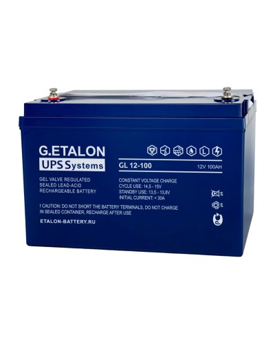 G.ETALON GL 12-100. Аккумулятор герметичный свинцово-кислотный. ETALON в Черкесске
