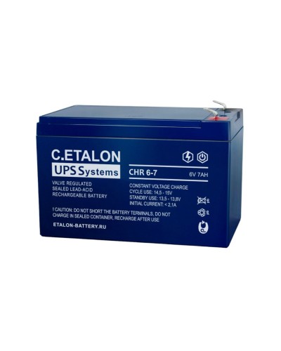 C.ETALON CHR 6-7. Аккумулятор герметичный свинцово-кислотный. ETALON в Черкесске
