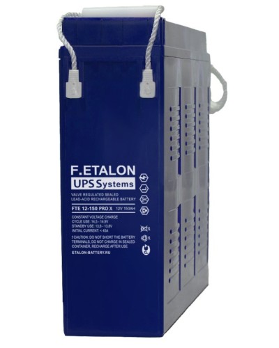 F.ETALON FTE 12-150 PRO X. Аккумулятор герметичный свинцово-кислотный. ETALON в Черкесске