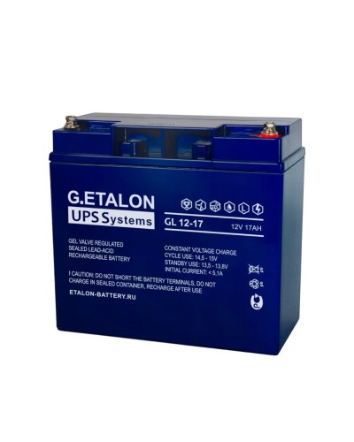G.ETALON GL 12-17. Аккумулятор герметичный свинцово-кислотный. ETALON в Черкесске