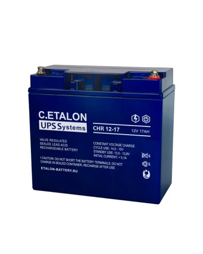 C.ETALON CHR 12-17. Аккумулятор герметичный свинцово-кислотный. ETALON в Черкесске