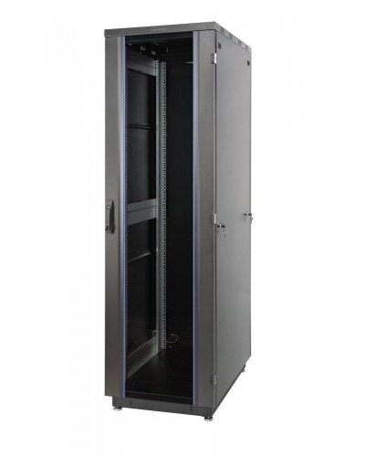 60F-42-88-31BL. Шкаф телекоммуникационный 19 напольный 42U. Eurolan в Черкесске