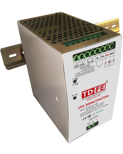 UPS 300W/24V/DIN. Источник вторичного электропитания резервированный. FARADAY в Черкесске