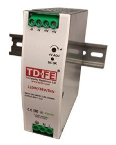 120W/48V/DIN. Блок питания. FARADAY в Черкесске