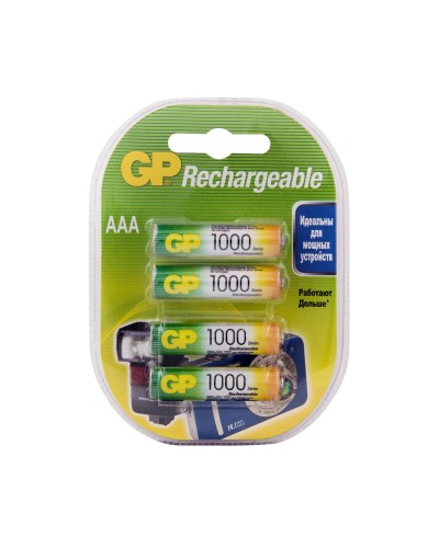 GP 100AAAHC AAA (GP 100AAAHC-2DECRC4), упак. 4 шт.. Перезаряжаемые аккумуляторы. GP Batteries в Черкесске