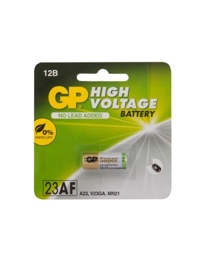 GP 23AF (GP 23AFRA-2F1), БЛИСТЕР. Высоковольтная батарейка 12В. GP Batteries в Черкесске