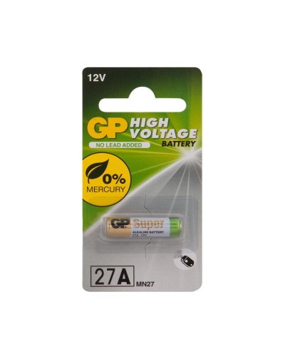 GP 27AF (GP 27AFRA-2C1), БЛИСТЕР. Высоковольтная батарейка 12В. GP Batteries в Черкесске