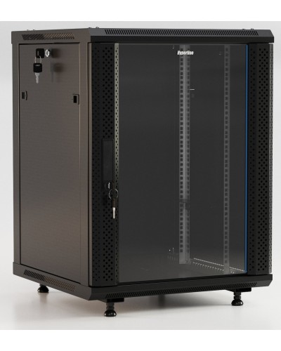 TWB-FC-1245-GP-RAL9004. Шкаф телекоммуникационный 19 настенный 12U. Hyperline в Черкесске