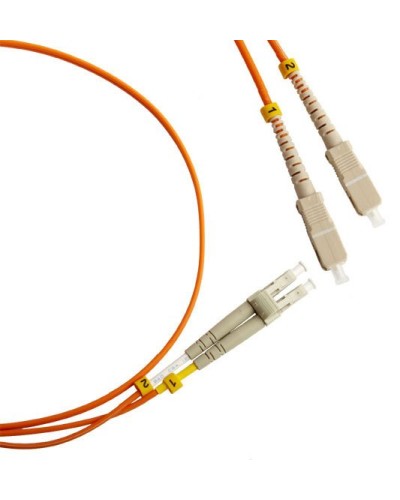 FC-D2-50-LC/PR-SC/PR-H-1M-LSZH-OR. Патч-корд волоконно-оптический LC-SC. Hyperline в Черкесске