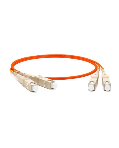FC-D2-50-SC/PR-SC/PR-H-1M-LSZH-OR. Патч-корд волоконно-оптический SC-SC. Hyperline в Черкесске