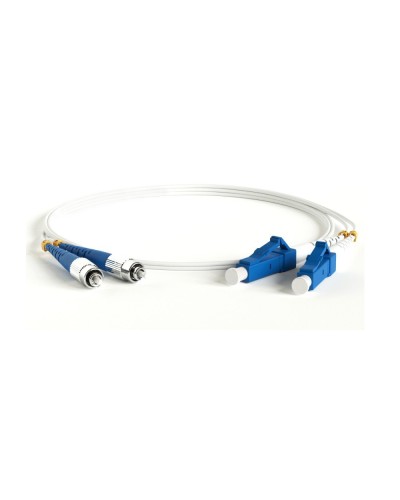 FC-D2-9A1-FC/UR-LC/UR-H-1M-LSZH-WH. Патч-корд волоконно-оптический FC-LC. Hyperline в Черкесске