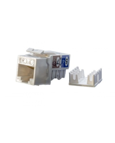 KJ9-8P8C-C6-90-WH. Вставка Keystone Jack RJ-45. Hyperline в Черкесске