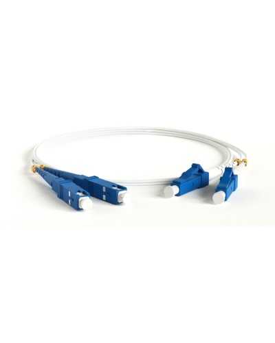 FC-D2-9A1-LC/UR-SC/UR-H-3M-LSZH-WH. Патч-корд волоконно-оптический LC-SC. Hyperline в Черкесске