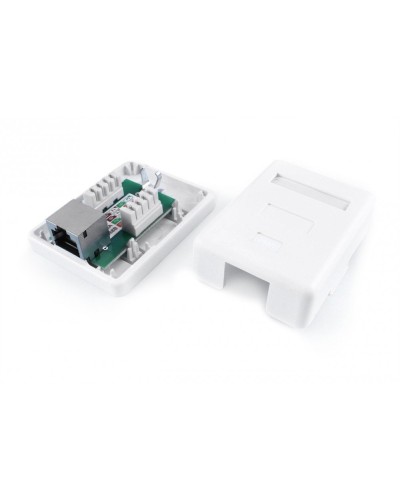 SB1-1-8P8C-C6-SH-WH. Розетка RJ-45. Hyperline в Черкесске