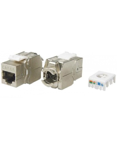 KJ8-8P8C-C6A-180-TLS-SH-F-WH. Вставка Keystone Jack RJ-45. Hyperline в Черкесске
