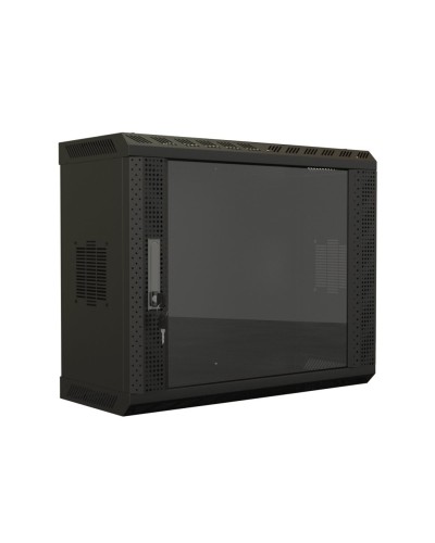 TWS-1225-GP-RAL9004. Шкаф телекоммуникационный 19 настенный 9U. Hyperline в Черкесске