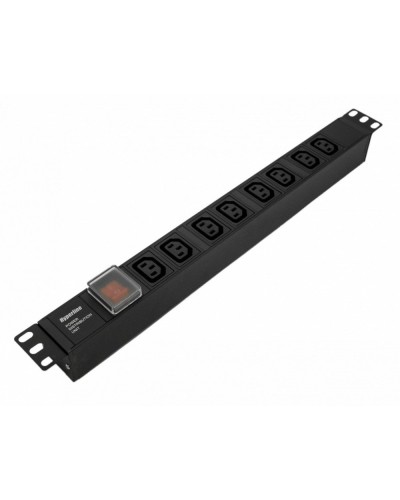 SHE19-8IEC-S-IEC. Блок розеток 19. Hyperline в Черкесске