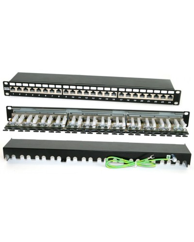 PP2-19-24-8P8C-C6A-SH-110D. Патч-панель 19. Hyperline в Черкесске