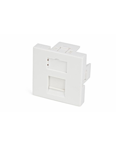 SIP2-1K-M45-45. Вставка 45х45 для 1 модуля формата Keystone Jack, со шторкой. Hyperline в Черкесске