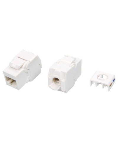 KJ8-8P8C-C6-180-TLS-WH. Вставка Keystone Jack RJ-45. Hyperline в Черкесске